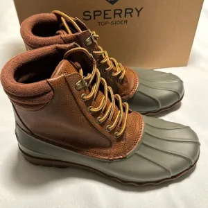 Sperry Duck Boots Mens 8 Brown Avenue