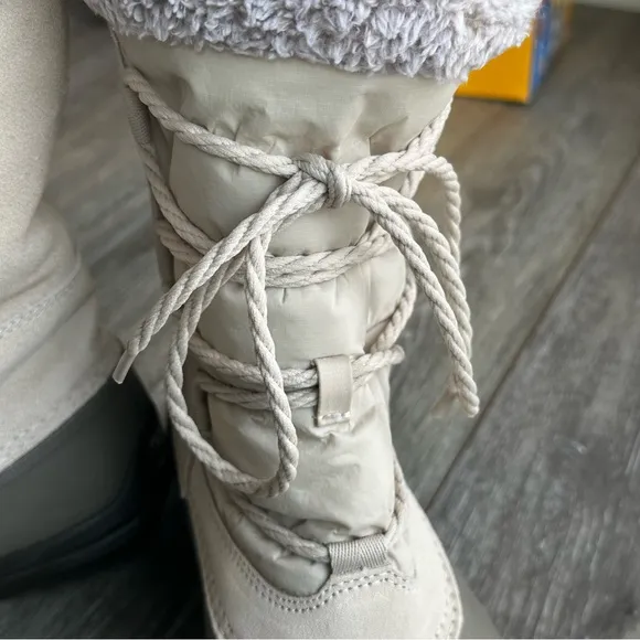 Sperry Syren Strait‎ Oat Fleece Duck Boots Waterproof Women's 10