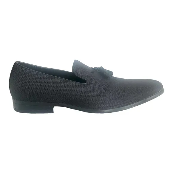 Stacy Adams Men's Tazewell Tassel Slip-On Black Loafer Dress Shoes Size 13