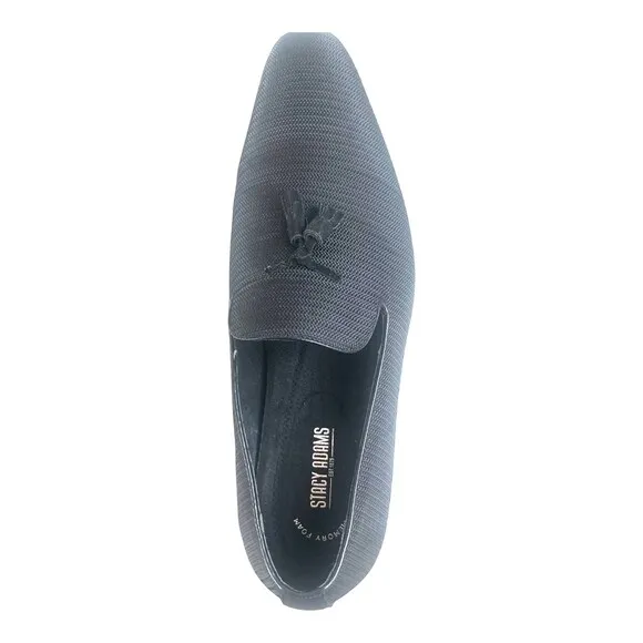 Stacy Adams Men's Tazewell Tassel Slip-On Black Loafer Dress Shoes Size 13