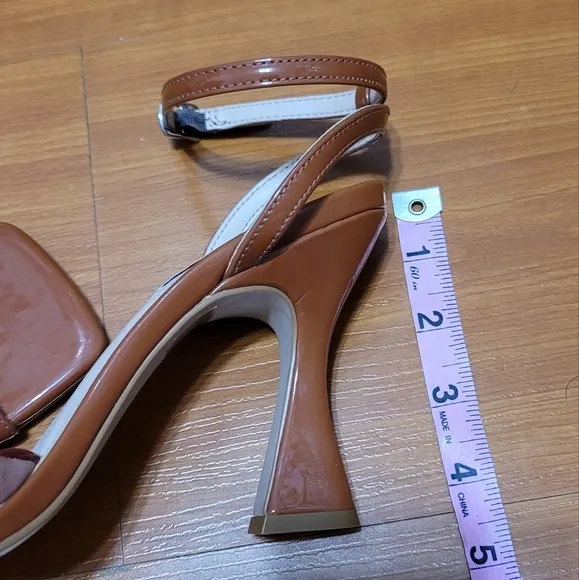 Steve Madden Cognac Ankle Strap Heel Sandals