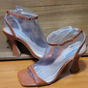 Steve Madden Cognac Ankle Strap Heel Sandals