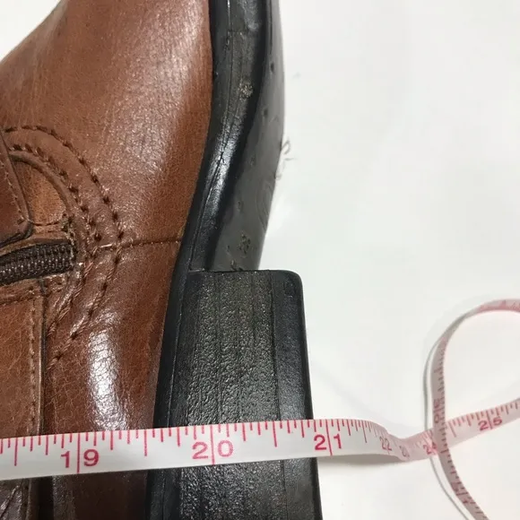 Steve Madden Haylyn Knee High Cognac Leather Riding Boots NWOT