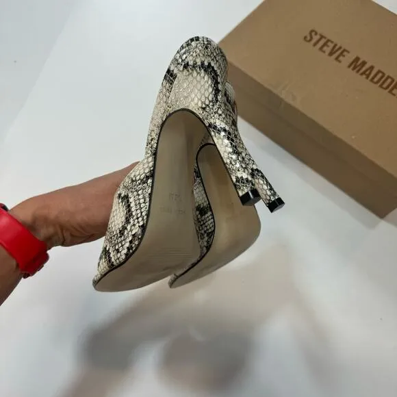 Steve Madden Karina Snake heels sandals 7,5