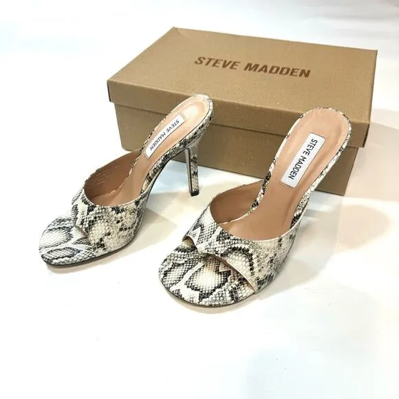 Steve Madden Karina Snake heels sandals 7,5