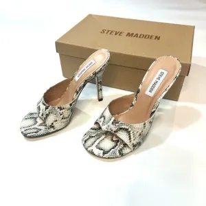 Steve Madden Karina Snake heels sandals 7,5