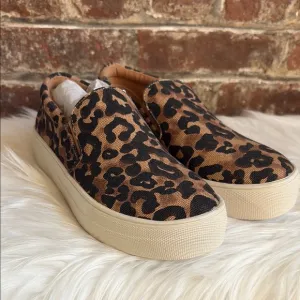 Steve Madden  Leopard Print Sneakers