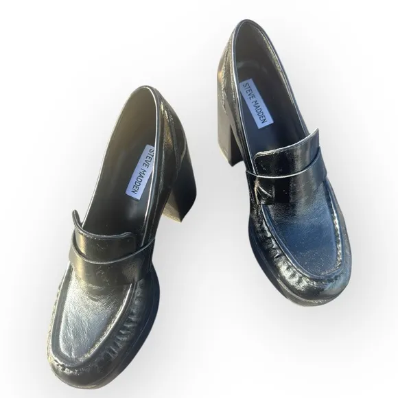 Steve Madden Munday Platform Loafer Pumps | Size 8