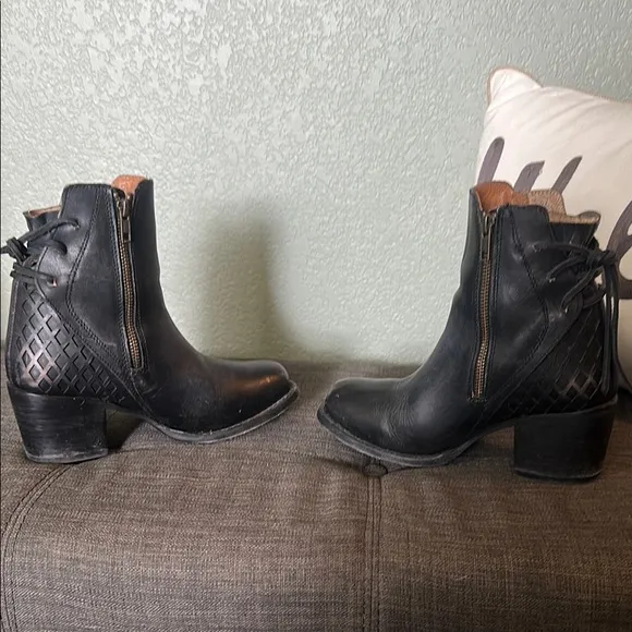 Steven by Freebird Dreamer Black Ankle Boots
