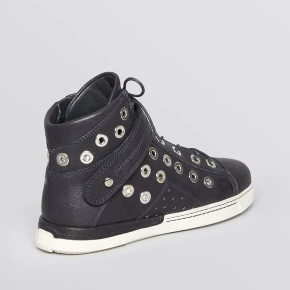 Stuart Weitzman Cyclist High-Top Casual Sneakers