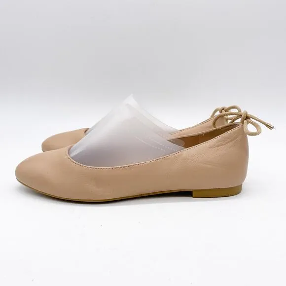 Stuart Weitzman Women's Nude Leather Ballet Flats Size 5B
