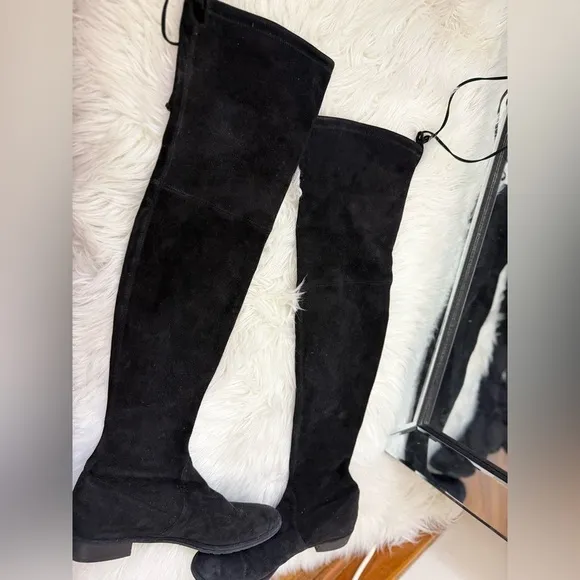 Stuart WeitzmanLowland Suede Thigh-High Boots