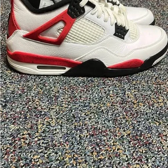 Stylish Red and White Sneakers