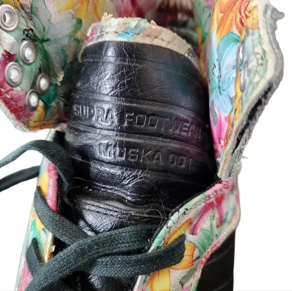 Supra Skytop Men's Chad Muska 001 Pro Model Floral High Top Sneaker Shoe / 10.5