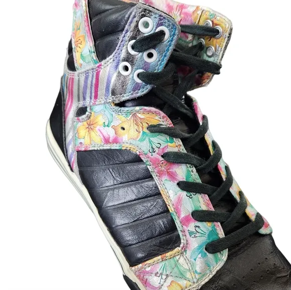 Supra Skytop Men's Chad Muska 001 Pro Model Floral High Top Sneaker Shoe / 10.5