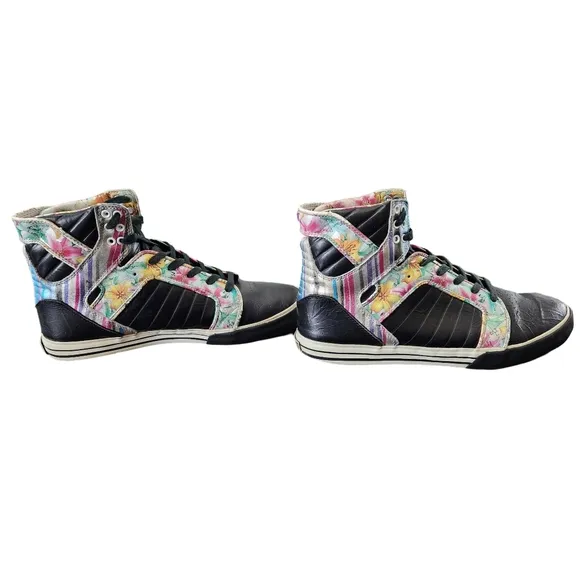 Supra Skytop Men's Chad Muska 001 Pro Model Floral High Top Sneaker Shoe / 10.5