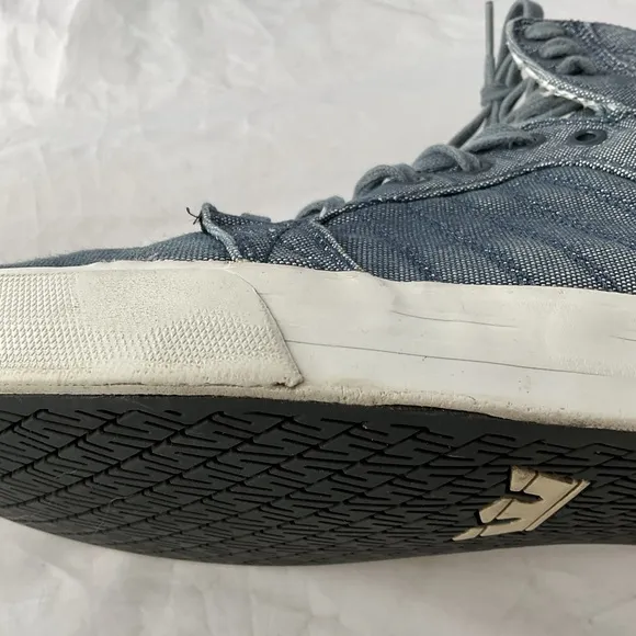 Supra Skytop Muska 001 Hi Top Denim Canvas Sneakers Men’s Size 10.5