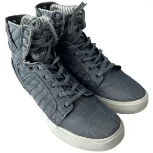 Supra Skytop Muska 001 Hi Top Denim Canvas Sneakers Men’s Size 10.5