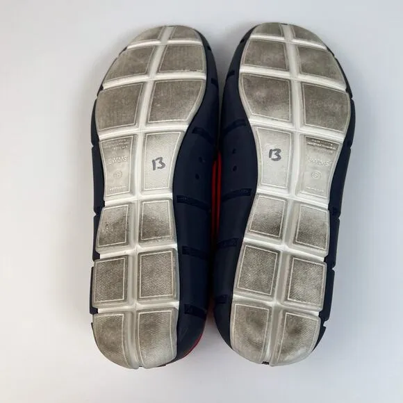 Swims Men's Waterproof Penny Loafers in Navy Traffic Light Size 9
