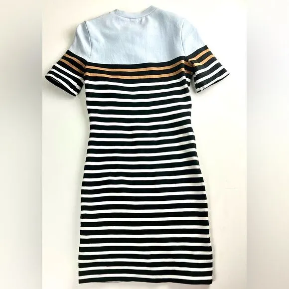 T by Alexander Wang Striped Knit Dress