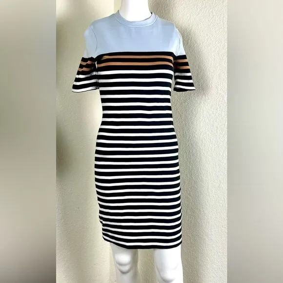 T by Alexander Wang Striped Knit Dress