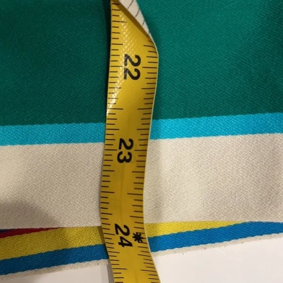TALBOTS MULTICOLORED STRIPED SKIRT