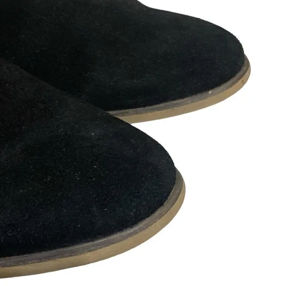 THE RAIL Black Weather Safe Leather Suede Ankle Boots Mens Size 10US/43EU