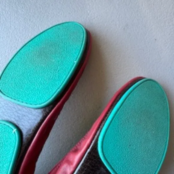 Tieks by Gavrieli Cardinal Red Ballet Flats, Size 11 Like NEW!