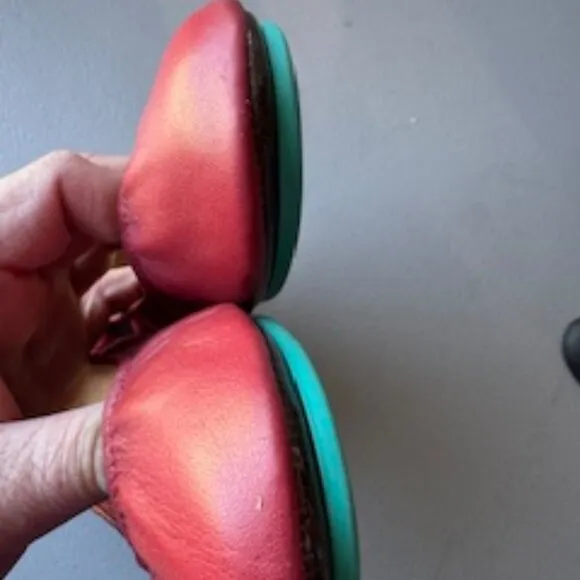 Tieks by Gavrieli Cardinal Red Ballet Flats, Size 11 Like NEW!