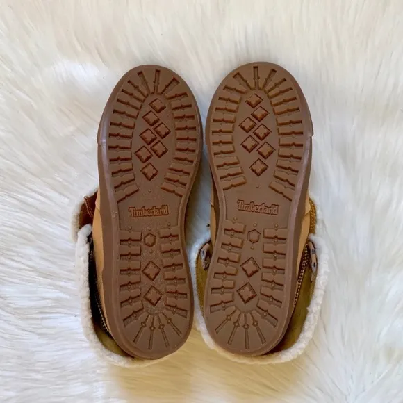 Timberland Dausette Fleece Fold Down Wheat Boots