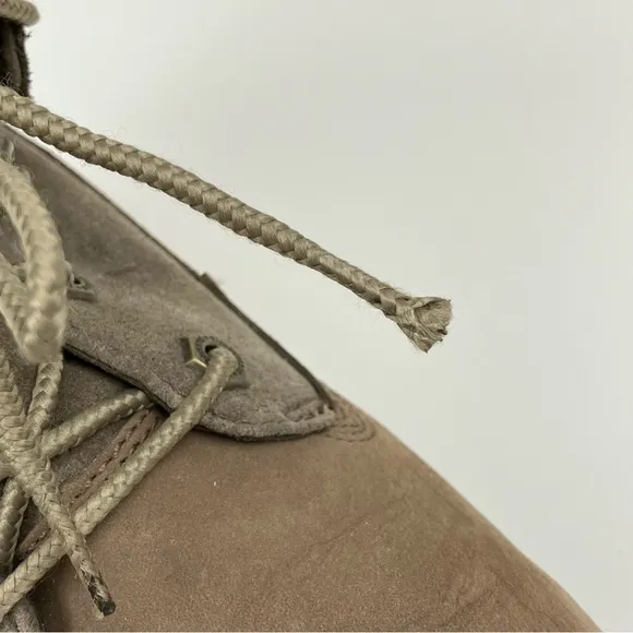 Timberland Women’s Jayne Teddy Fleece Fold Down Brown 2 Tone Boots Size 6.5