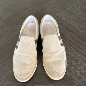 Tod's suede shoes, driver, tan, neutral, cream, spring, casual, slip on, luxury