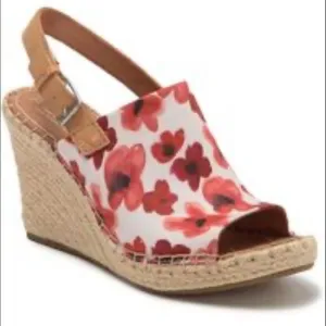 Toms Poppy Monica Wedge