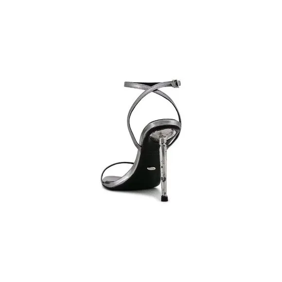 Tony Bianco Myra Sandals in Gunmetal Glimmer 7.5 New with Box Womens High Heels