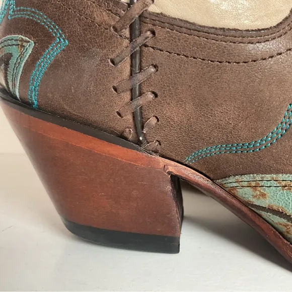 Tony Lama Cassidy &amp; Santa Fe Cowgirl Boots 5 B Tooled Inlay (2) Pair