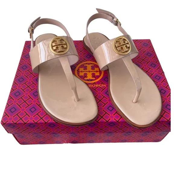 Tory Burch Benton 2 FlatThong Sandals NWT