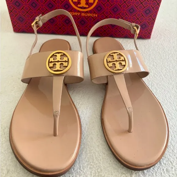 Tory Burch Benton 2 FlatThong Sandals NWT