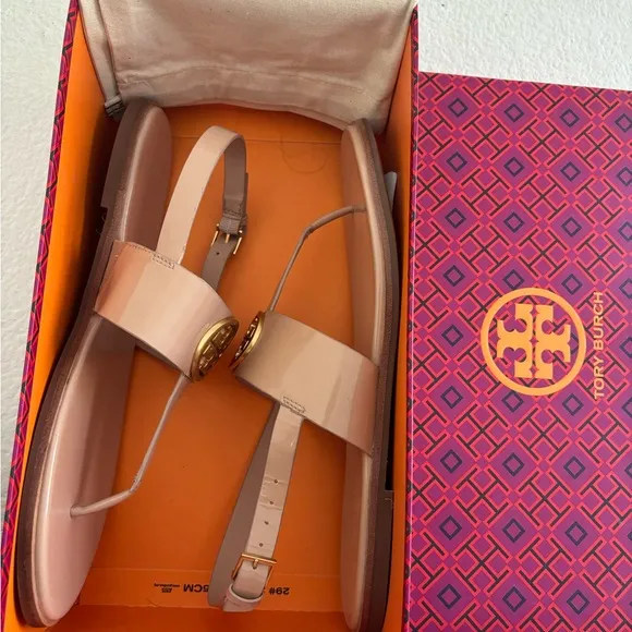 Tory Burch Benton 2 FlatThong Sandals NWT