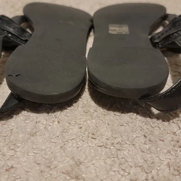 Tory Burch Cassia Thong Sandal Black Size 7