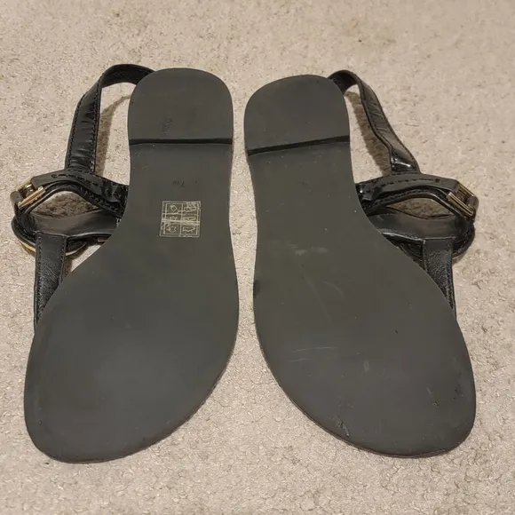 Tory Burch Cassia Thong Sandal Black Size 7