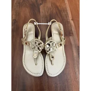 Tory Burch Gold Sandals Size 39