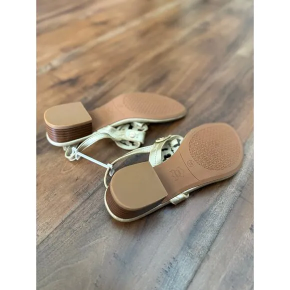 Tory Burch Gold Sandals Size 39
