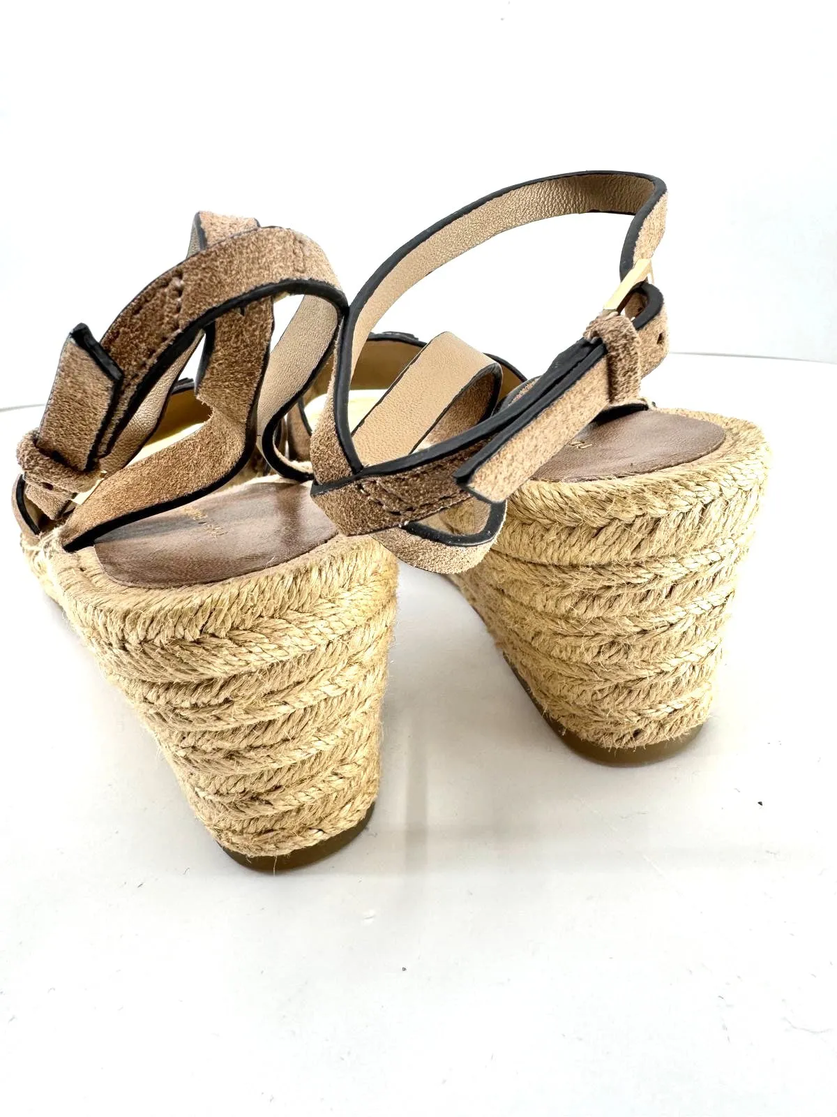 TORY BURCH INES ESPADRILLE WEDGE HEEL SANDALS