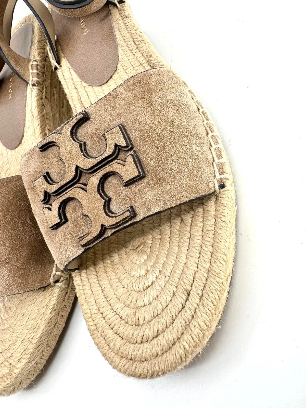 TORY BURCH INES ESPADRILLE WEDGE HEEL SANDALS