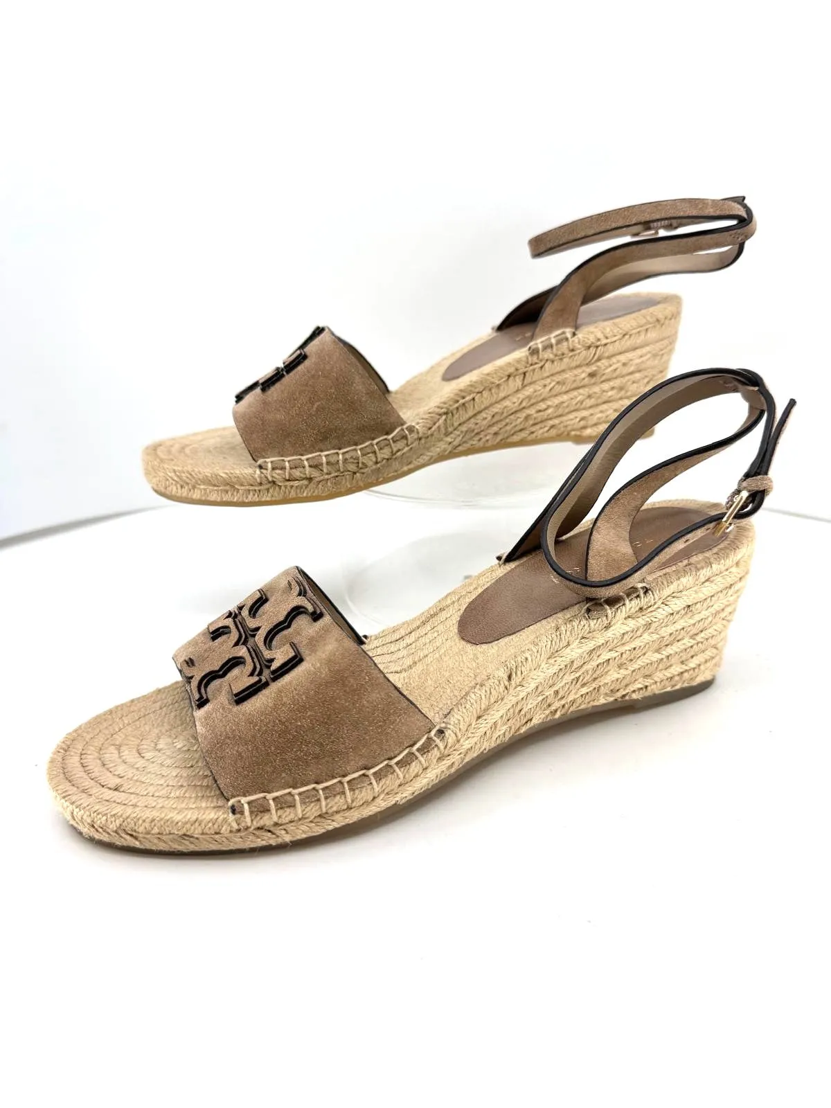 TORY BURCH INES ESPADRILLE WEDGE HEEL SANDALS