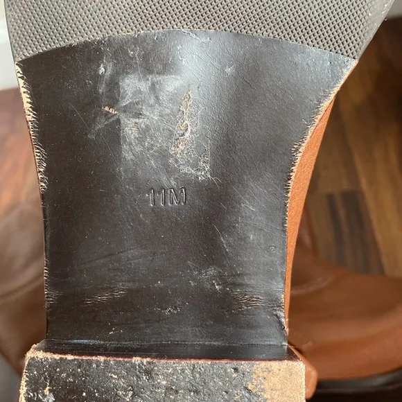 Tory Burch Jolie Pebbled Leather Riding Boots Made in Brazil