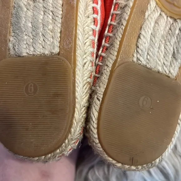 Tory Burch Ladies 6M Angus Flat Espadrille Slip On