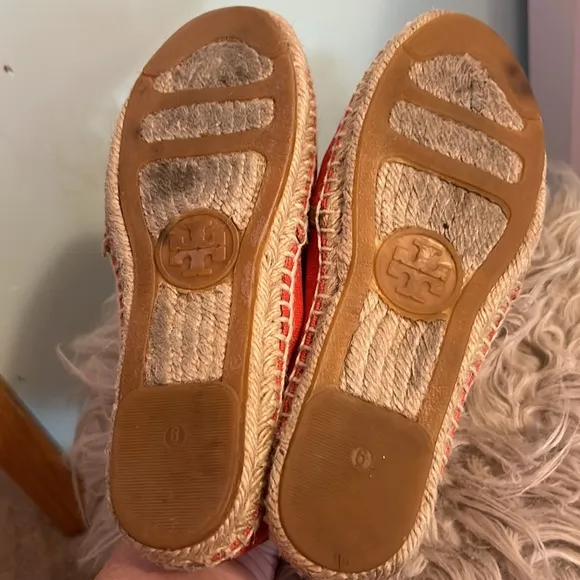 Tory Burch Ladies 6M Angus Flat Espadrille Slip On