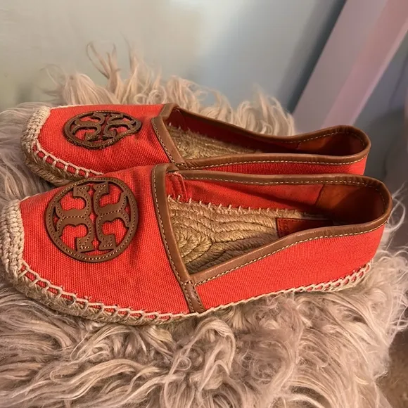 Tory Burch Ladies 6M Angus Flat Espadrille Slip On
