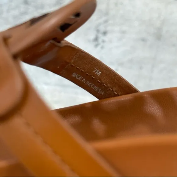 TORY BURCH MILLER CLOUD WOMENS SANDALS - MIELE / MIELE  SIZE - 7 .US